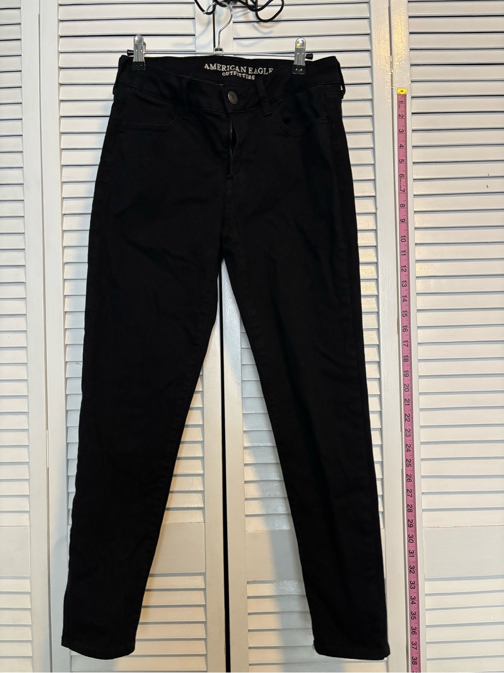 American Eagle Outfitters Black Skinny Jeans - High Rise Stretch